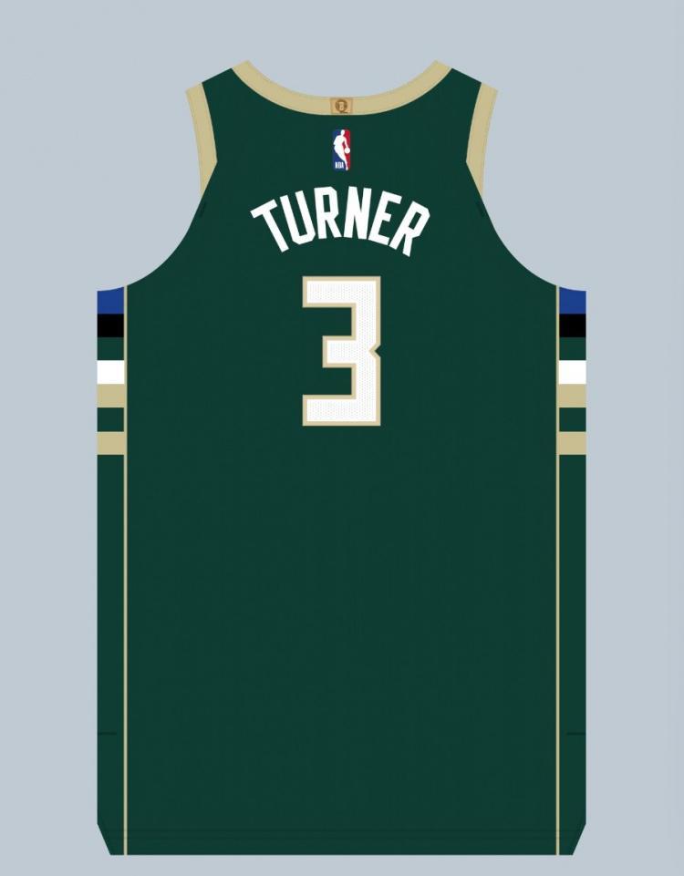 球衣名记：特纳新赛季在雄鹿将穿3号球衣 上赛季属于小凯文-波特